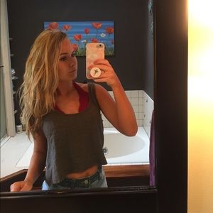 American Eagle Crop Top